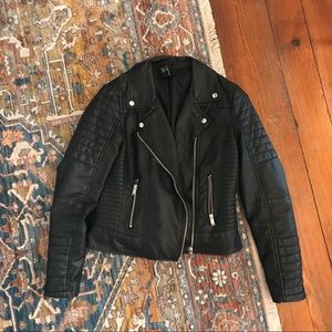 Faux Leather Jacket